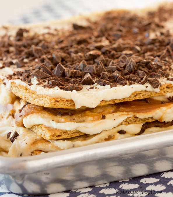 Caramel Coconut Icebox Cake